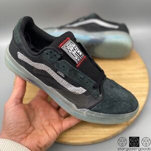 Vans Shoes Mens 7.5 Womens 9 Black EVDNT Ultimate Waffle Skateboarding Sneakers